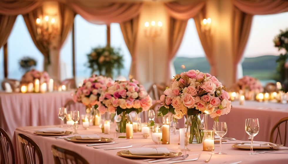 Banquete de Boda al Atardecer