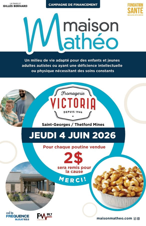 🍟 Une poutine pour une bonne cause !
