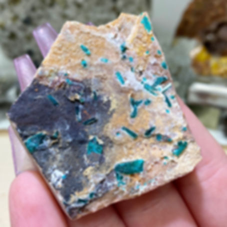 Dioptase Abundance Crystal