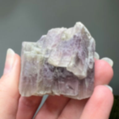 Lavender-purple Aragonite crystal from Spain – rare natural