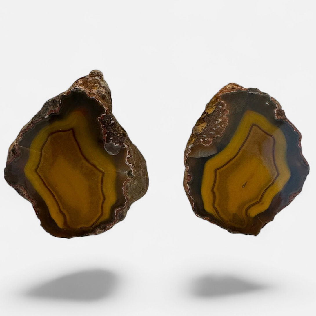 Condor Agate Pair - Mendoza Province, Argentina