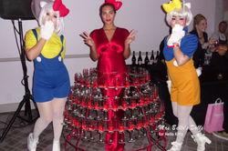 LED Strolling Champagne SKirts