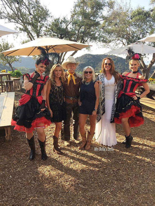 Western theme candy girls