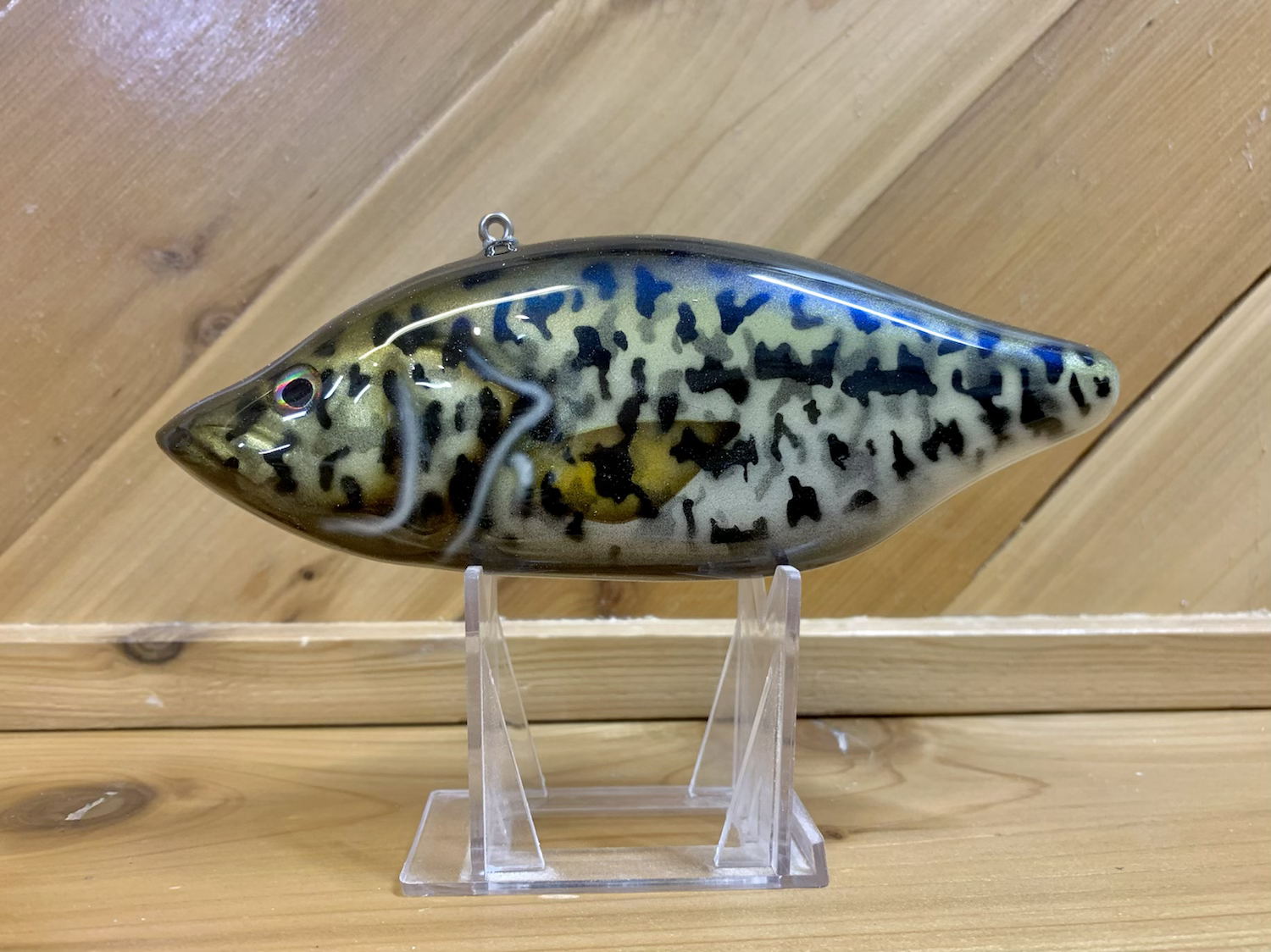 Dark Spawning Black Crappie Wobbler 