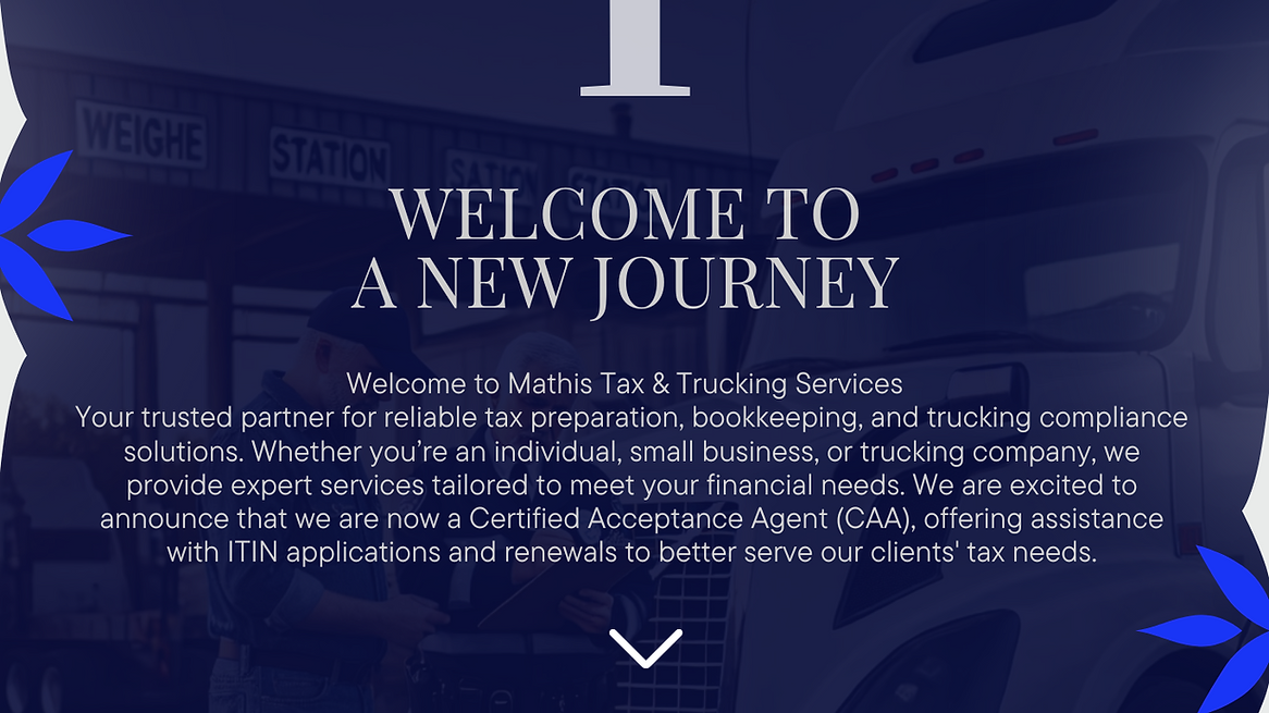 Mathis Tax & trucking services