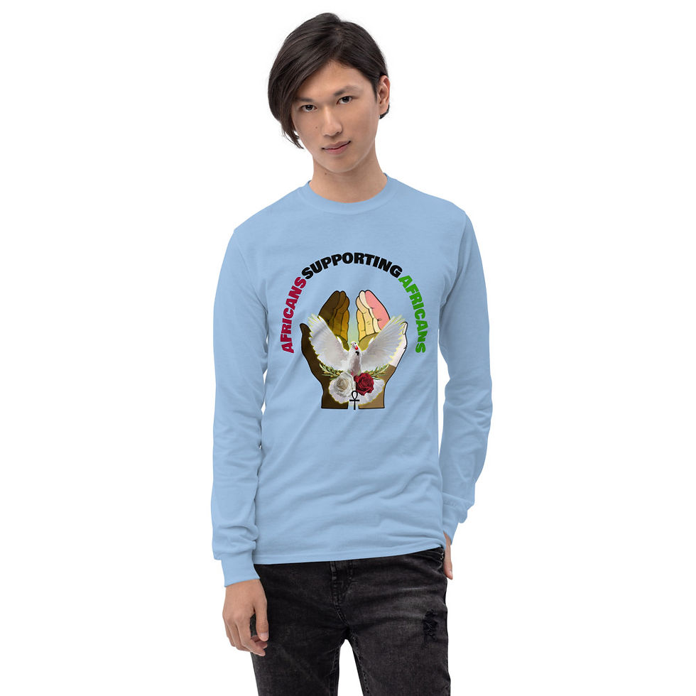 Thumbnail: Men’s Long Sleeve Shirt w/Black Supporting