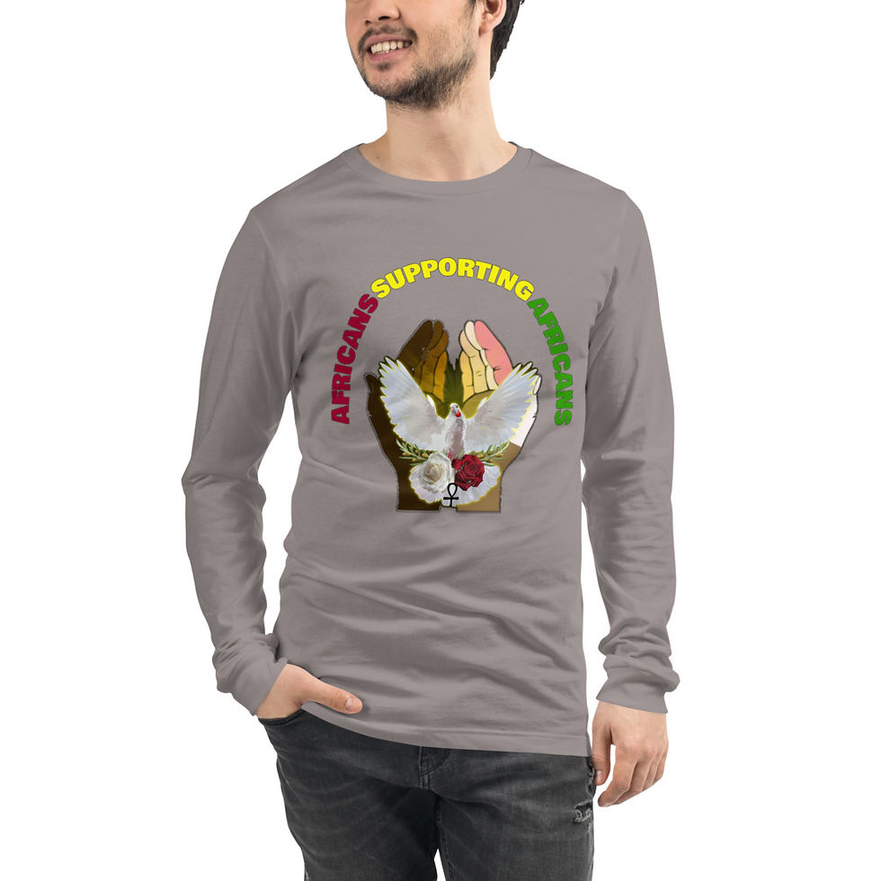 Thumbnail: Unisex Long Sleeve Tee w/ Yellow Supporting