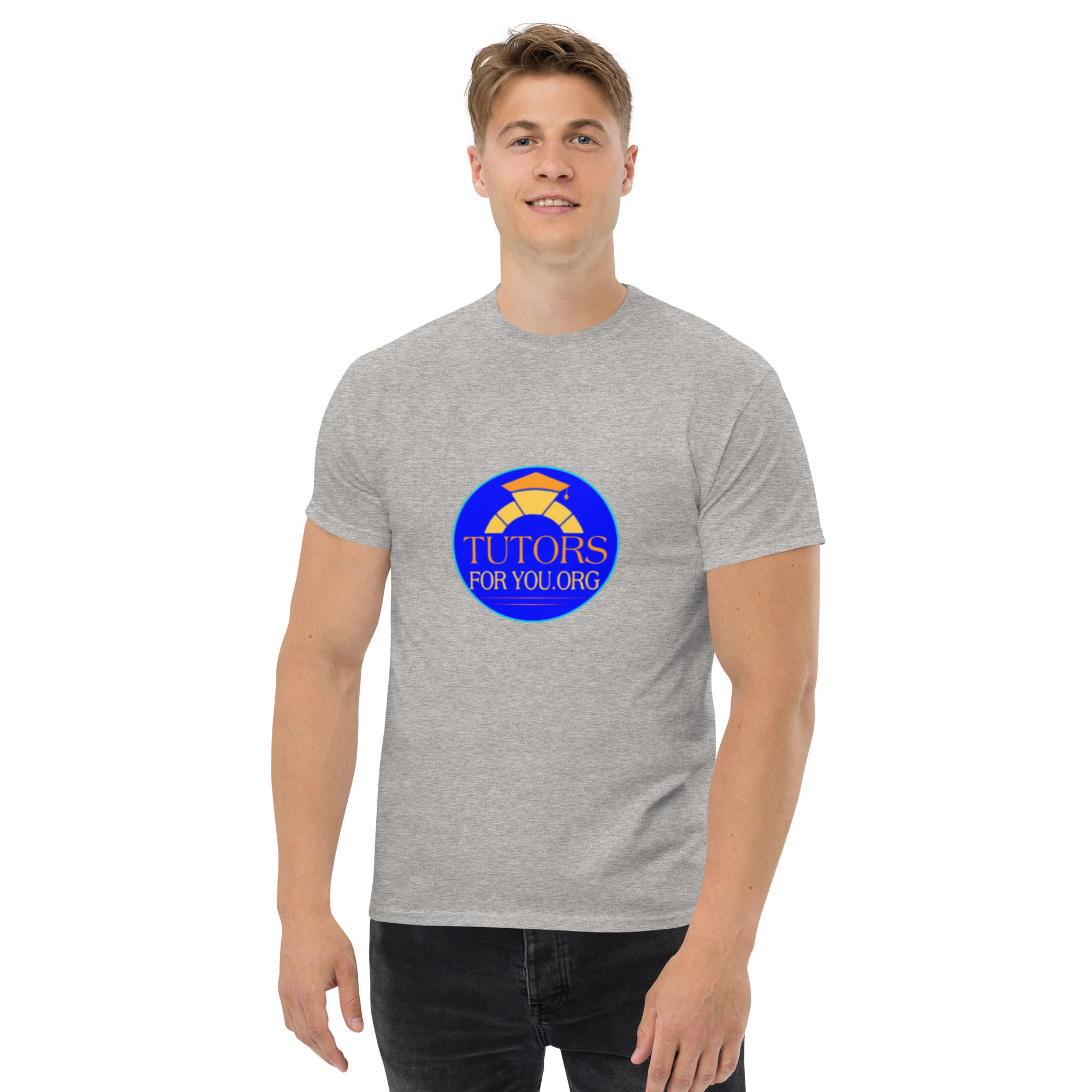 Large Tutors Logo on T-shirt