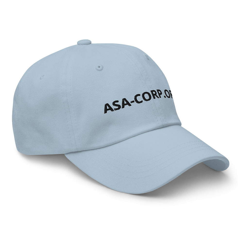 Thumbnail: Dad hat ASA-CORP.ORG black letters