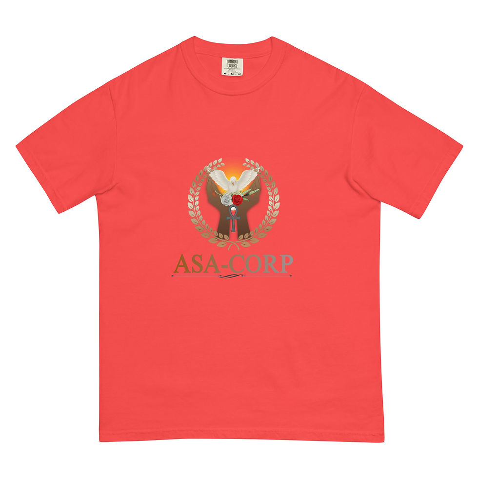 Thumbnail: ASA-CORP Unisex garment-dyed heavyweight t-shirt