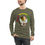 Thumbnail: Unisex Long Sleeve Tee w/ Yellow Supporting
