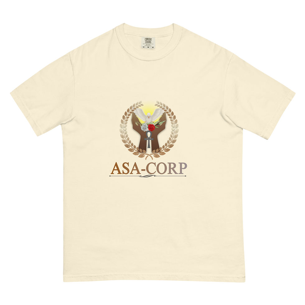 Thumbnail: ASA-CORP Unisex garment-dyed heavyweight t-shirt