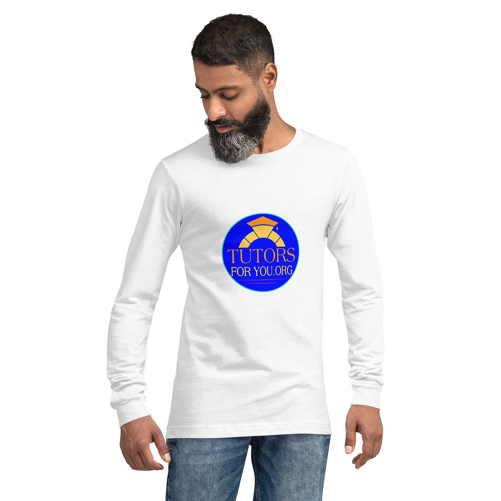 Thumbnail: Unisex Long Sleeve Tee Tutorsforyou.org