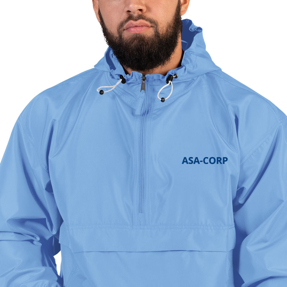 ASA-CORP Embroidered Champion Packable Jacket