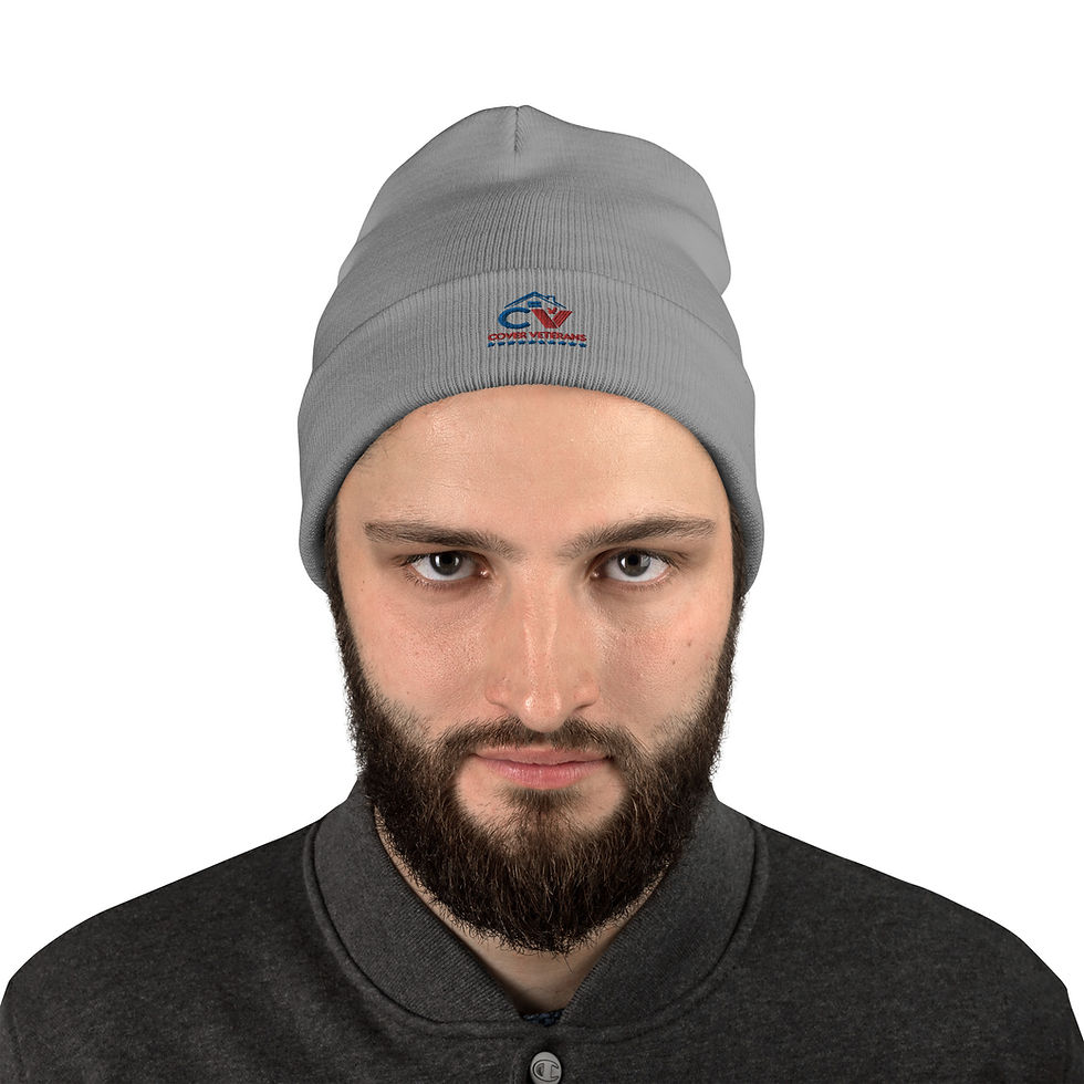 Thumbnail: Cover Veterans Embroidered Beanie