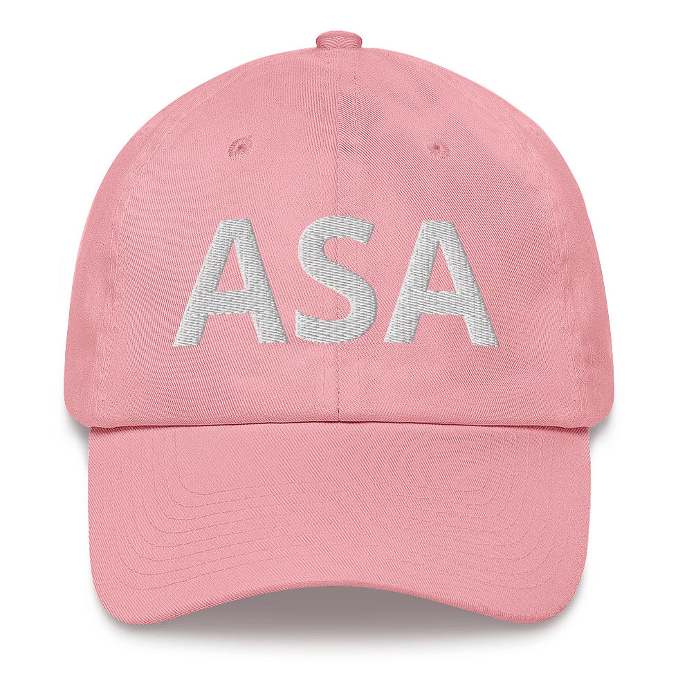 Thumbnail: ASA hat white lettering