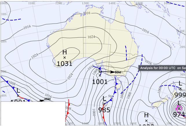 A synoptic chart