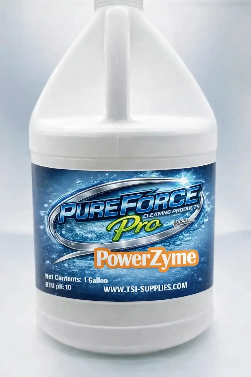 PowerZyme Liquid Pre-Spray, Enzyme-Based, 1 Gallon, For Heavy Soil, Pre-Spray Formula for Carpet Cleaning