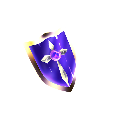武器　魔法の盾【5属性】