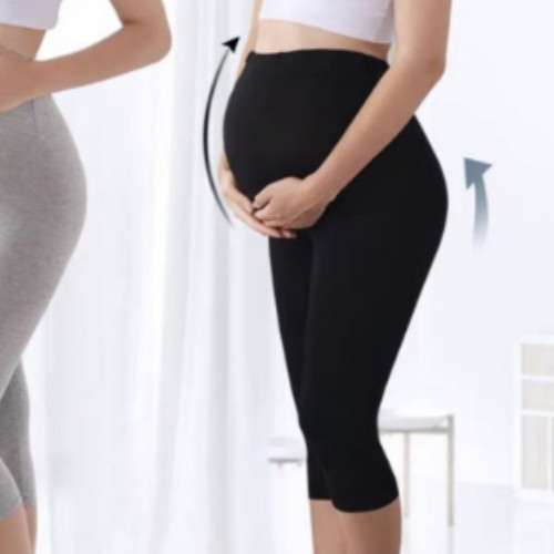 Black Maternity Capri Pants Gender Reveal HD 3D 4D Ultrasound