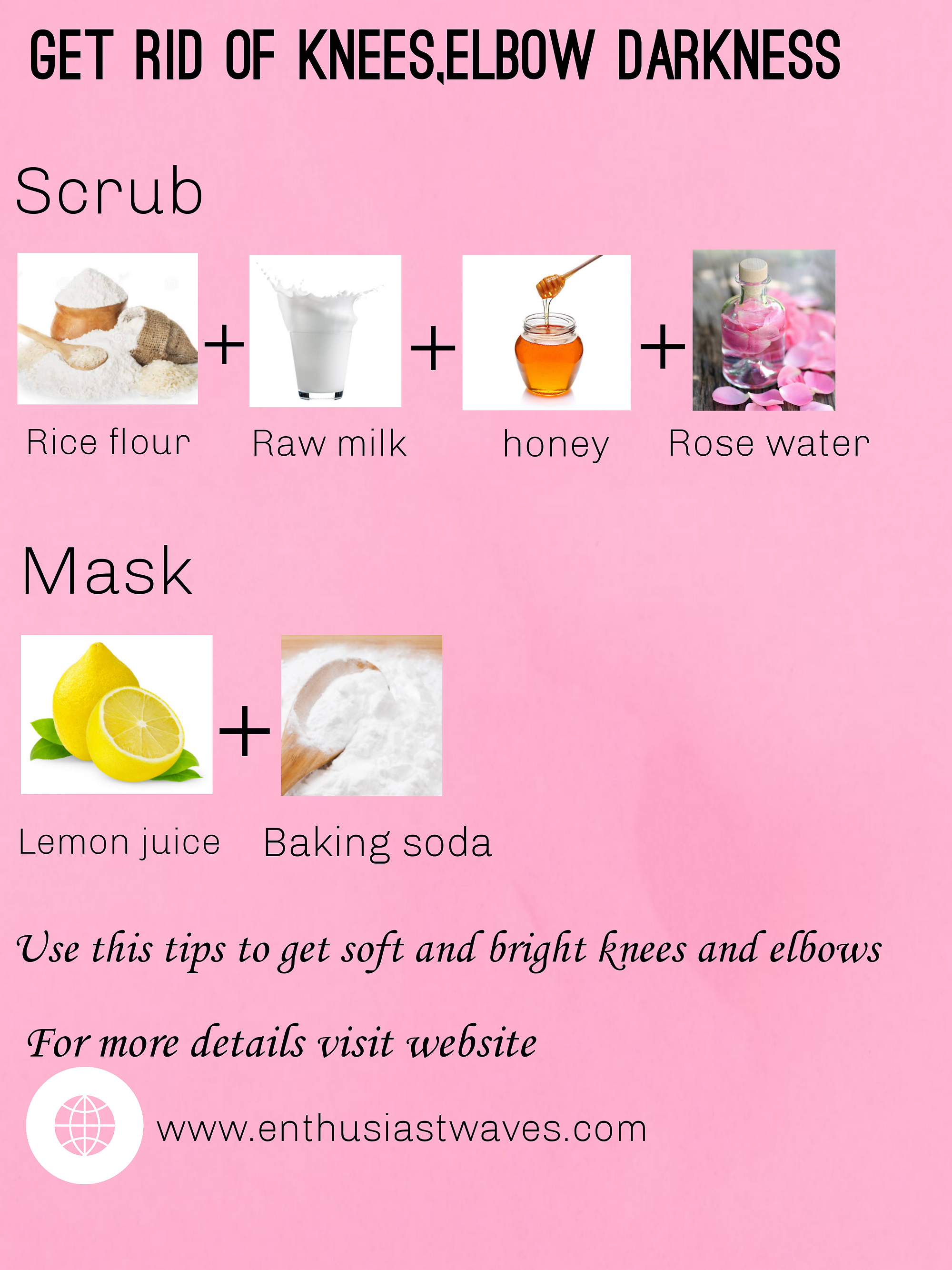 3 Simple Tips To Remove Darkness Of Knees Elbows And Under Arms We hope that you found this post on how to get rid of dark knees and elbows useful and interesting. manu s natural skincare tips and tricks