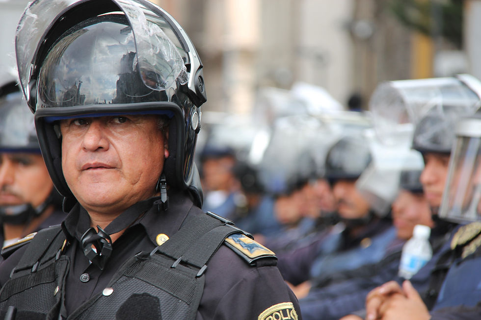 Police Officers Gathering