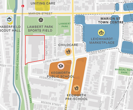 Map Lords Road Leichhardt