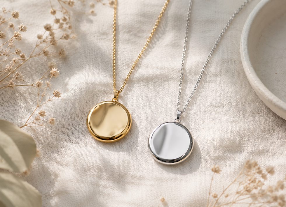 Miniature : Collier pendentif médaillon