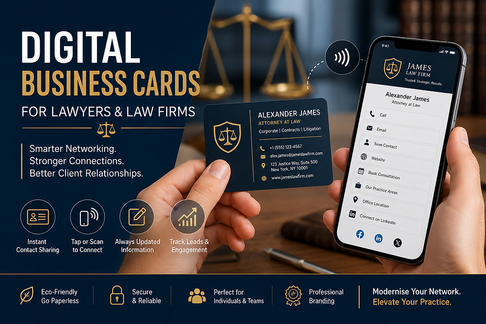 Digital Business Cards for Lawyers & Law Firms