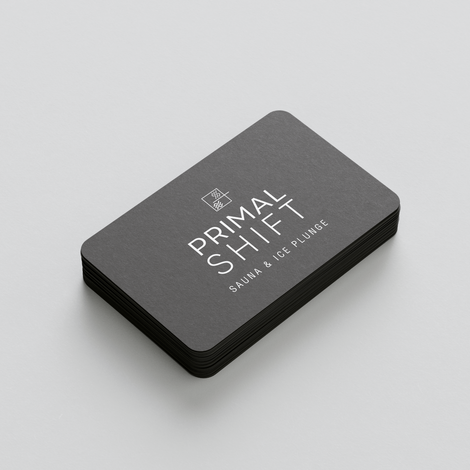 PRIMAL SHIFT MOCK - BUSINESS CARD - VERSIO 2