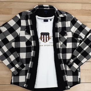 Trendige Übergangsjacke m T-Shirt von Gant