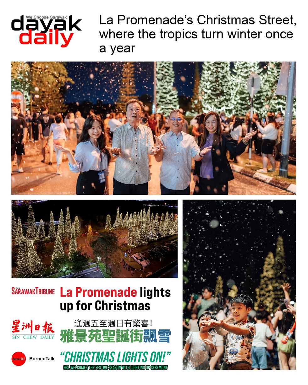 HSL Christmas Street Lights Up at La Promenade