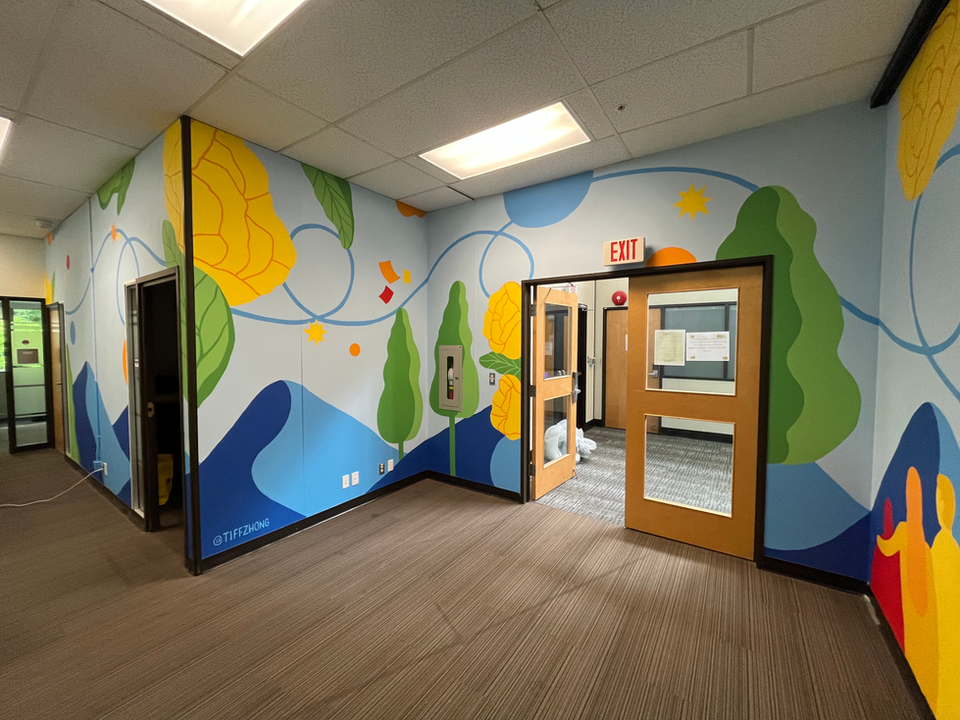 Capilano University Student Affairs Mural