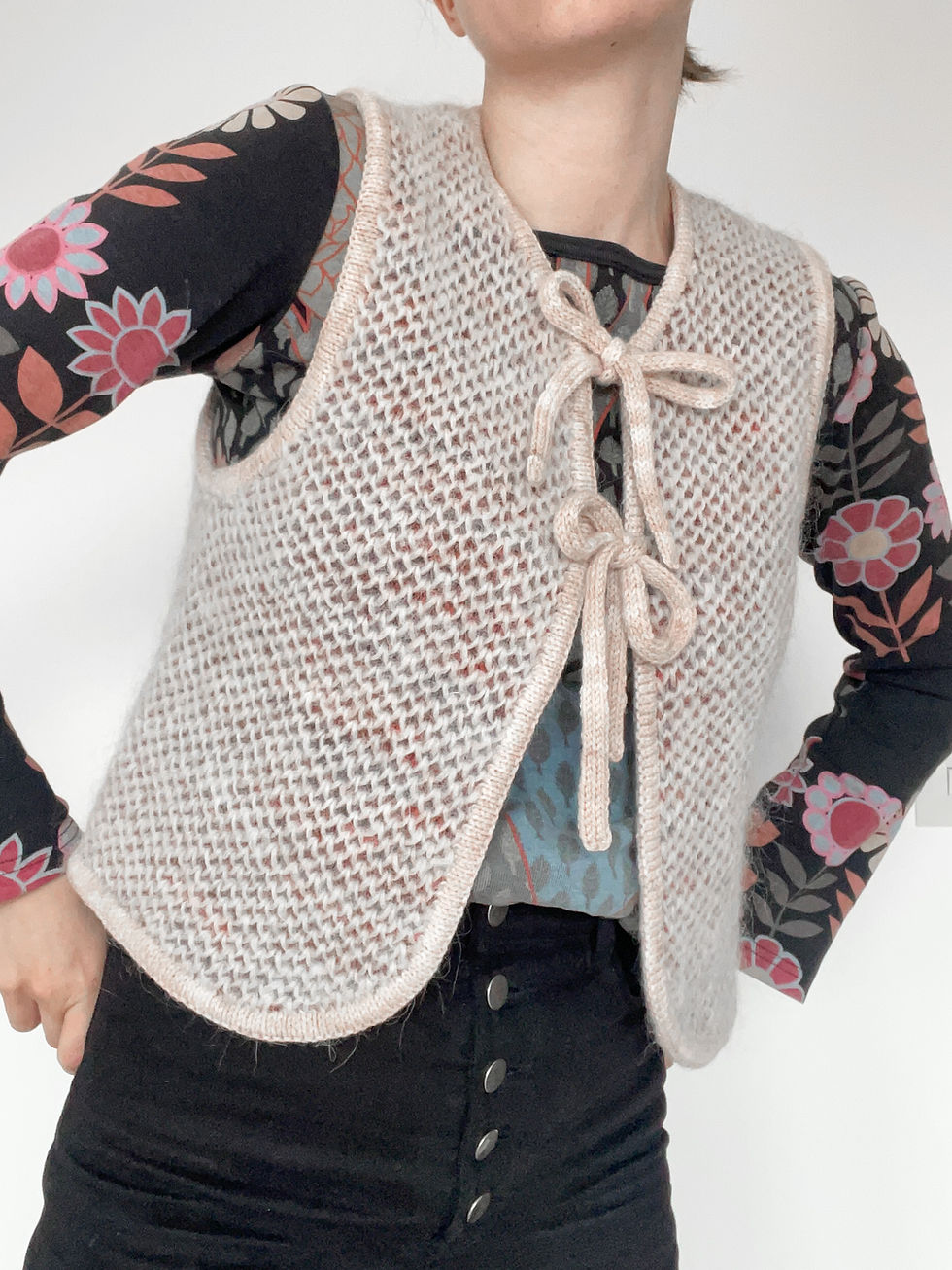 【HI FI FNK】Honey Knitted Vest MY HONEY VEST | Wool & Beyond