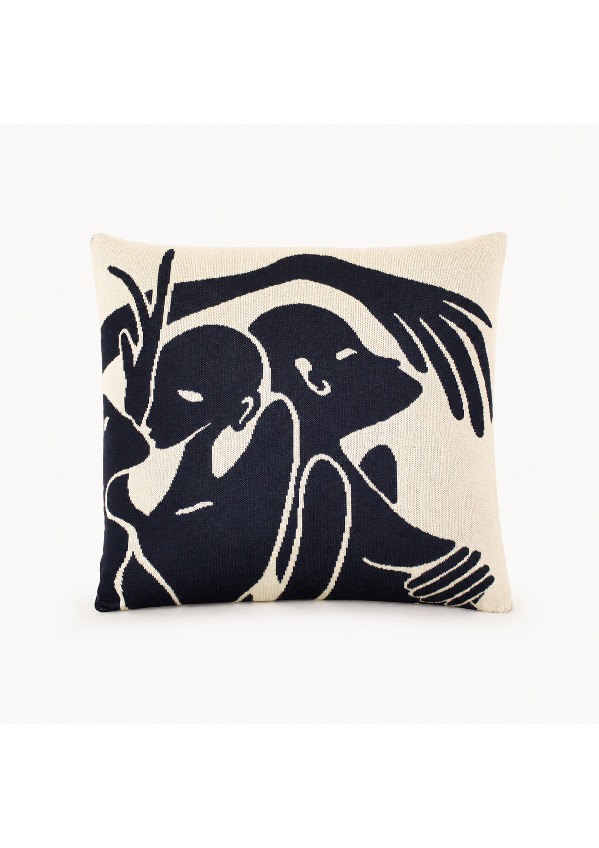 Housse de coussin FLORE - Jacquard tricoté 50x50cm — Maille Home