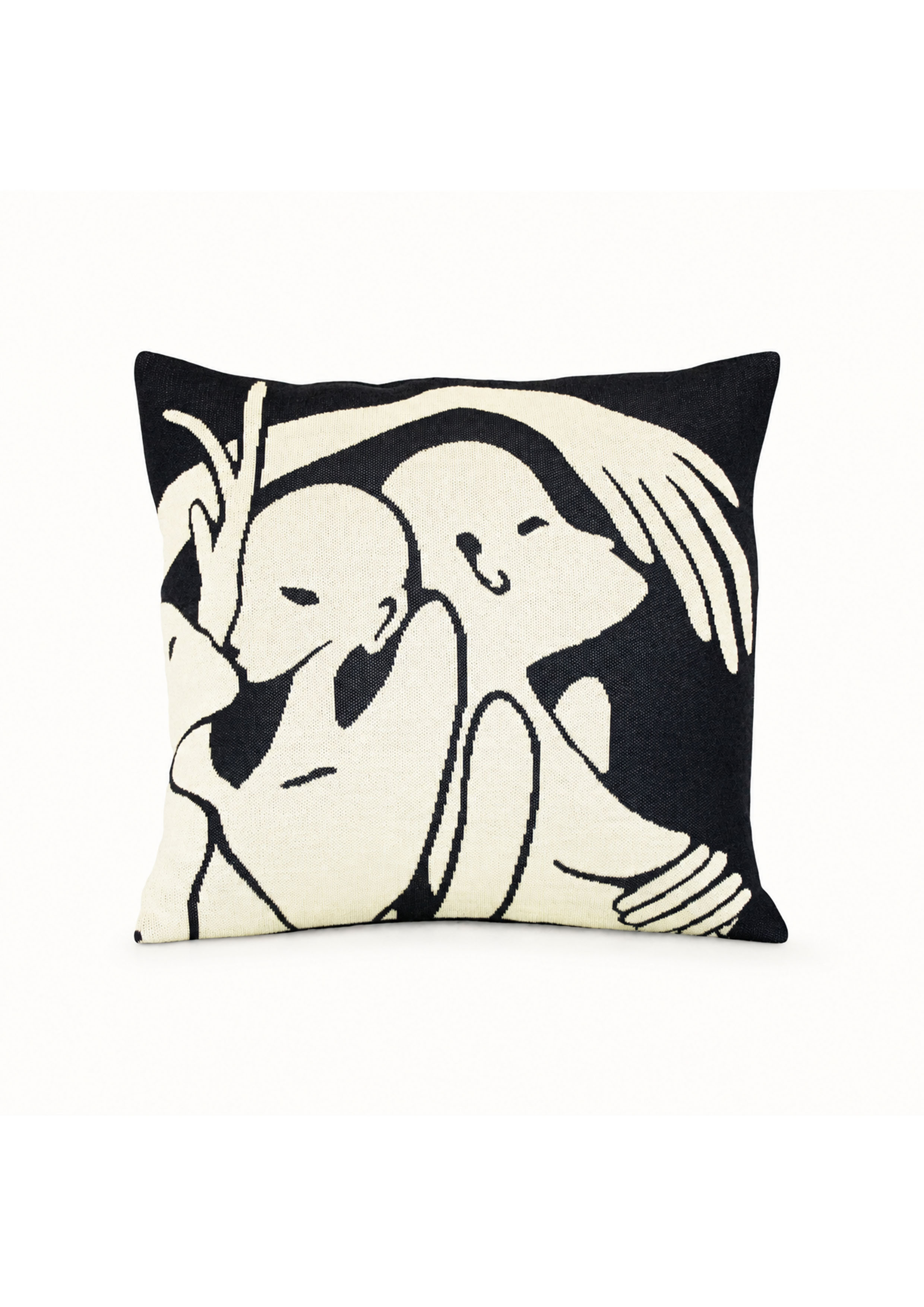 Housse de coussin FLORE - Jacquard tricoté 50x50cm — Maille Home