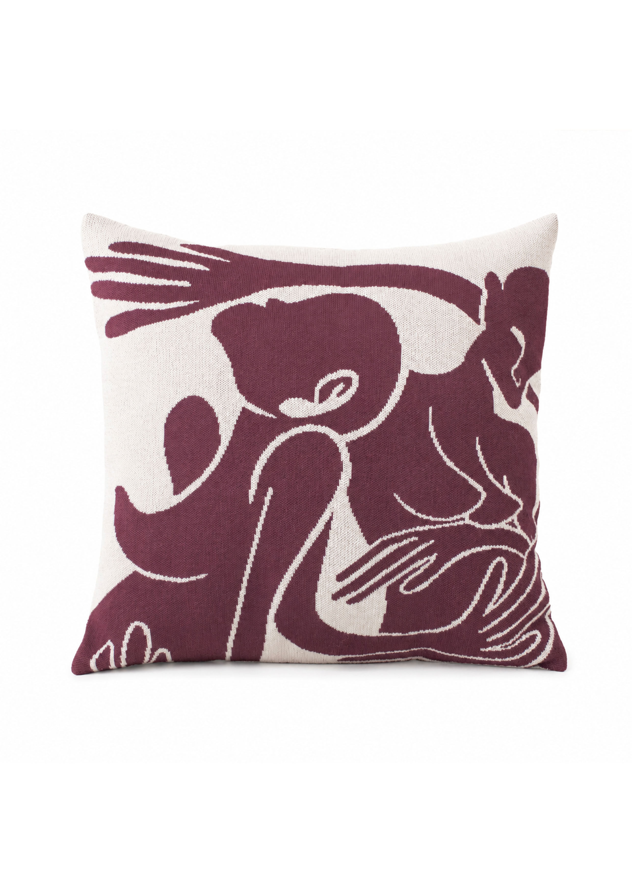 HOUSSE DE COUSSIN ELENA - JACQUARD TRICOTÉ - 50x50cm