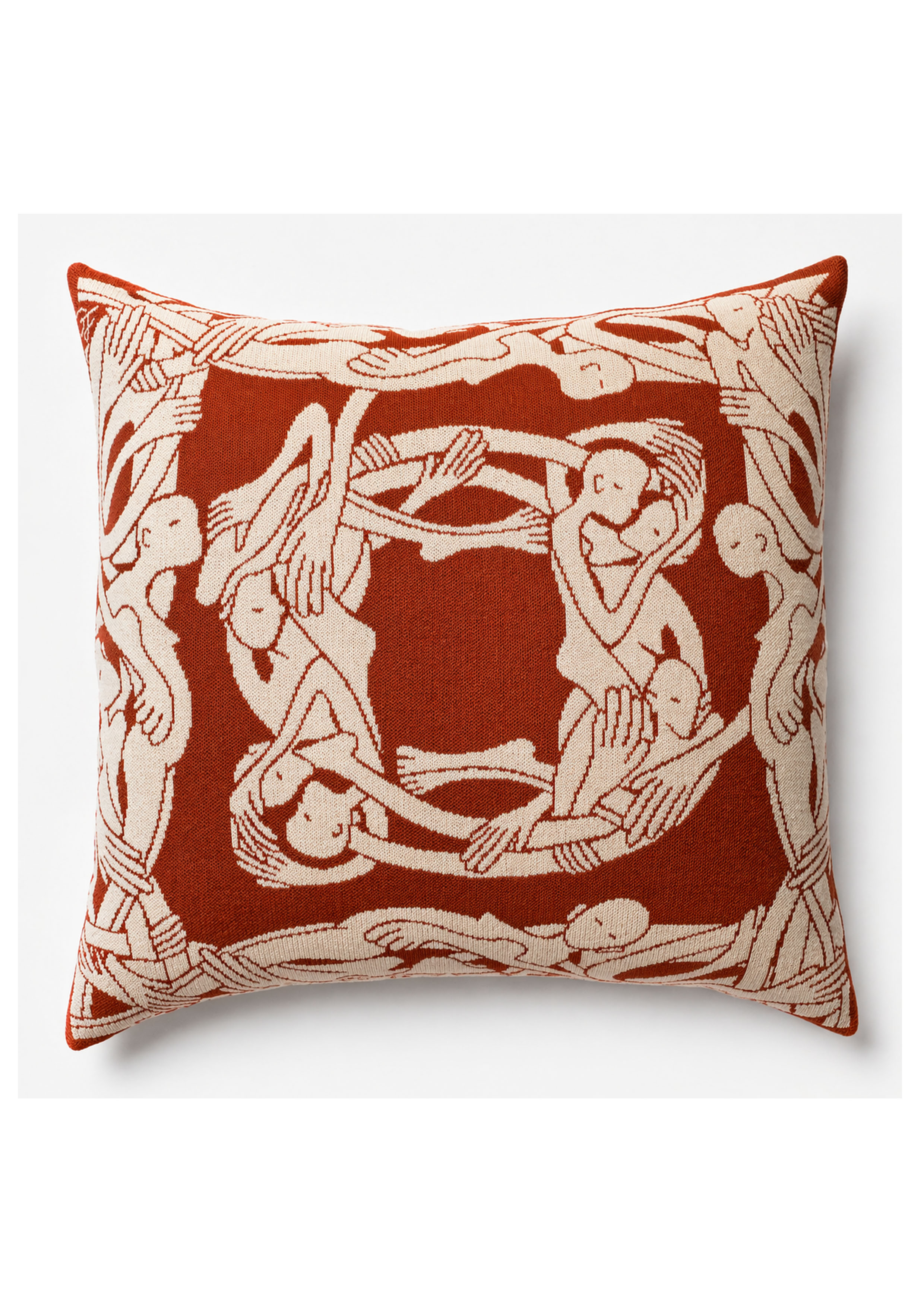 Housse de coussin SARHA - Jacquard tricoté 60x60cm — Maille Home