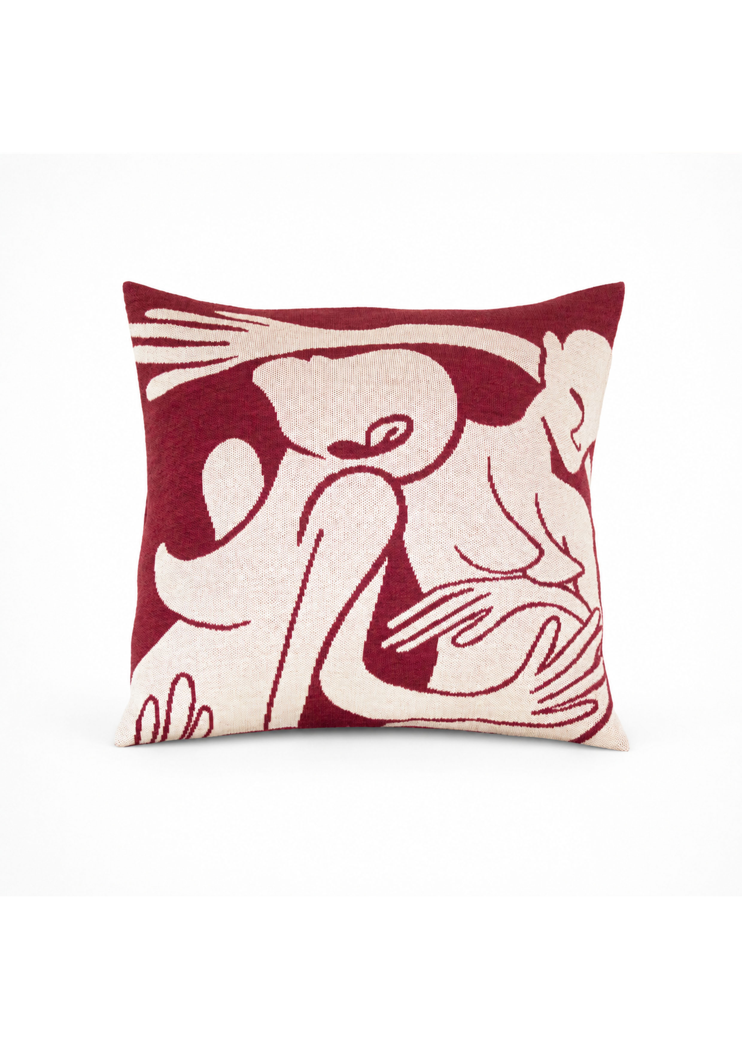 Housse de coussin ELENA - Jacquard tricoté 50x50cm — Maille Home