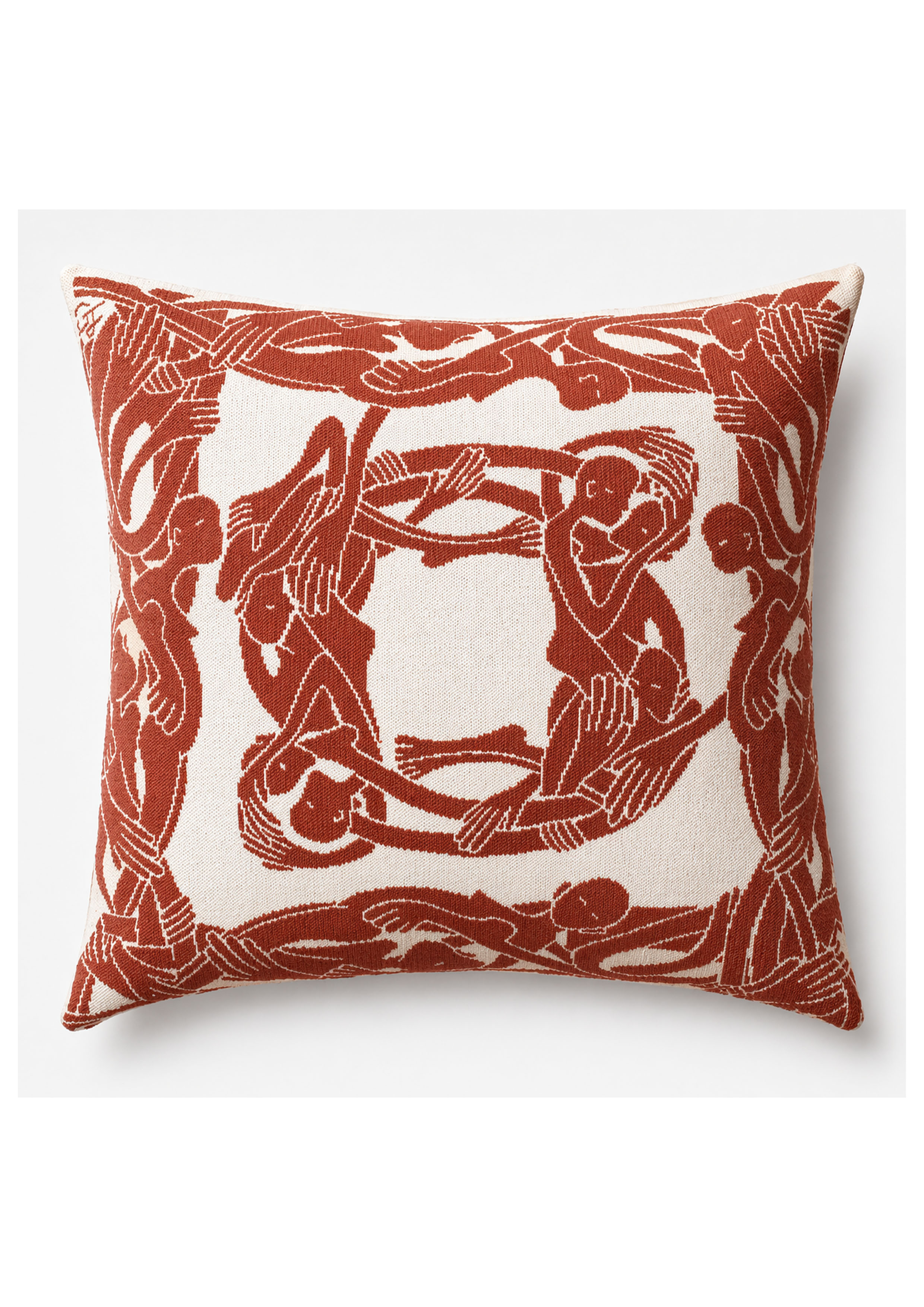 Housse de coussin SARHA - Jacquard tricoté 60x60cm — Maille Home