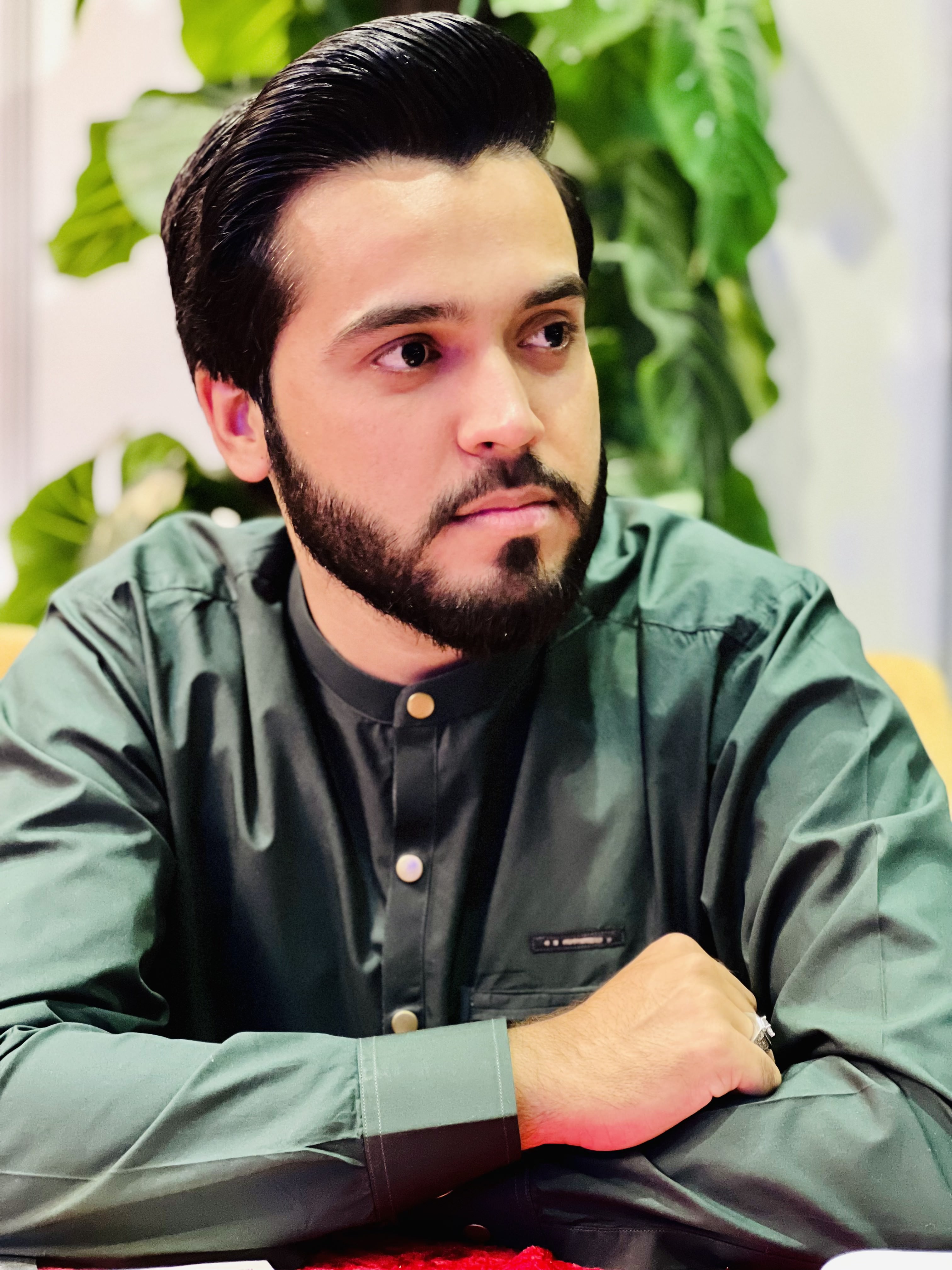 Portrait of Hamza Ali Basra