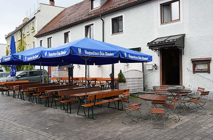 Terrasse vom Restaurant Zum Fuchs