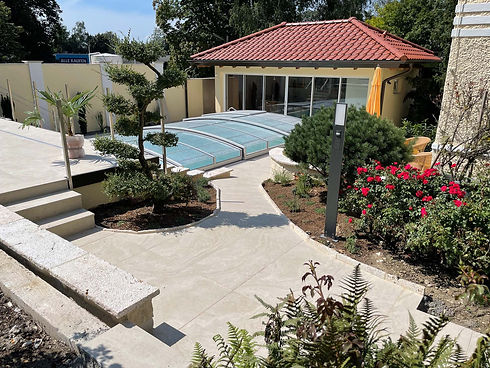 Terrasse von Meister Granit