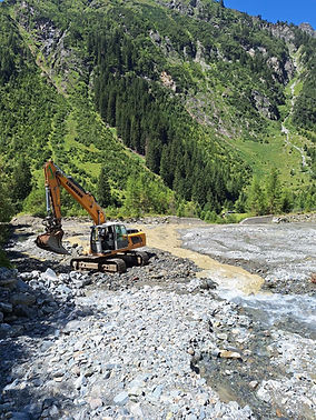 Murenbeckenräumung von der Pitztal Bau GmbH