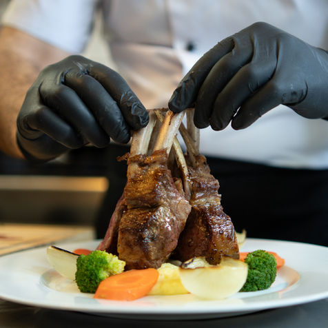 Fleisch zubereitet vom Ristorante Il Gufo