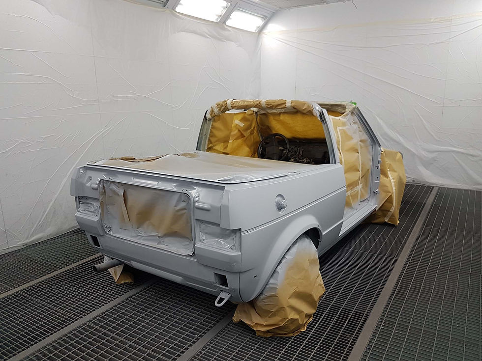 Auto mit frischer Lackierung von Creative Car Cosmetics