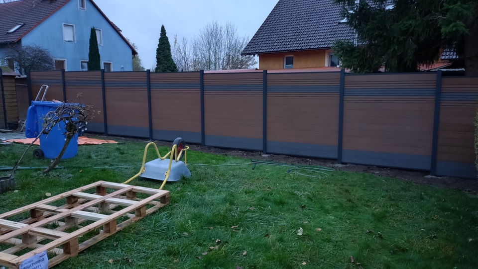 brauner Gartenzaun vom Hausmeisterservice Unterburger Jörg Horst