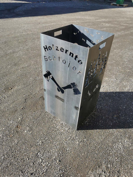 Feuerschale mit Gravur von TRIPPL Raimund 