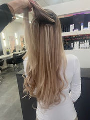 blonde Extensions von Hair Passion by Ardita