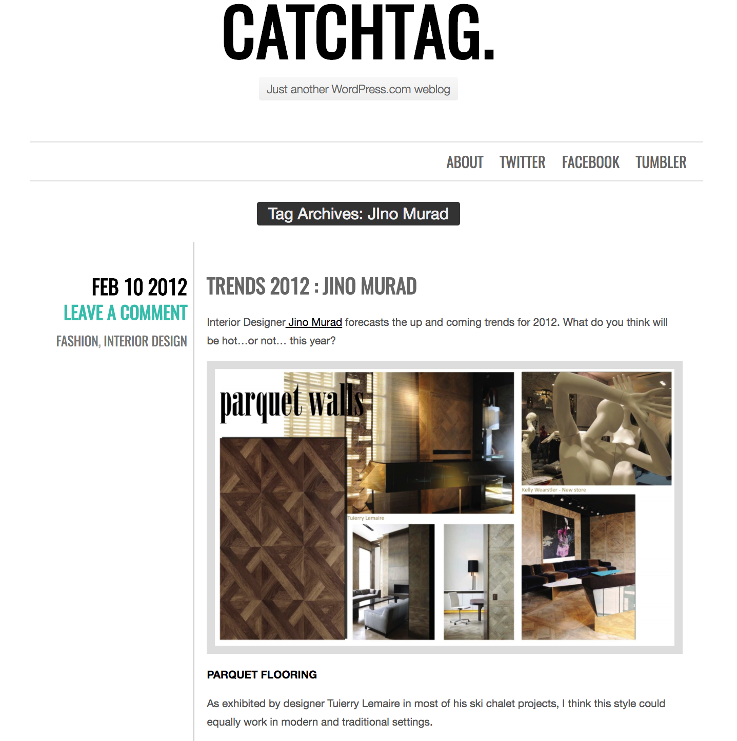 Trends 2012: Jino Murad